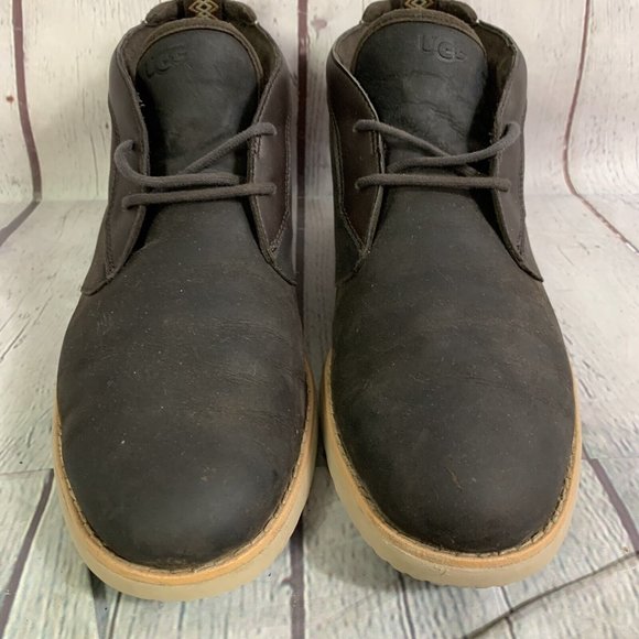 UGG Mens Union Chukka Waterproof Chukka Boots Size 10 Stout Brown main image 11